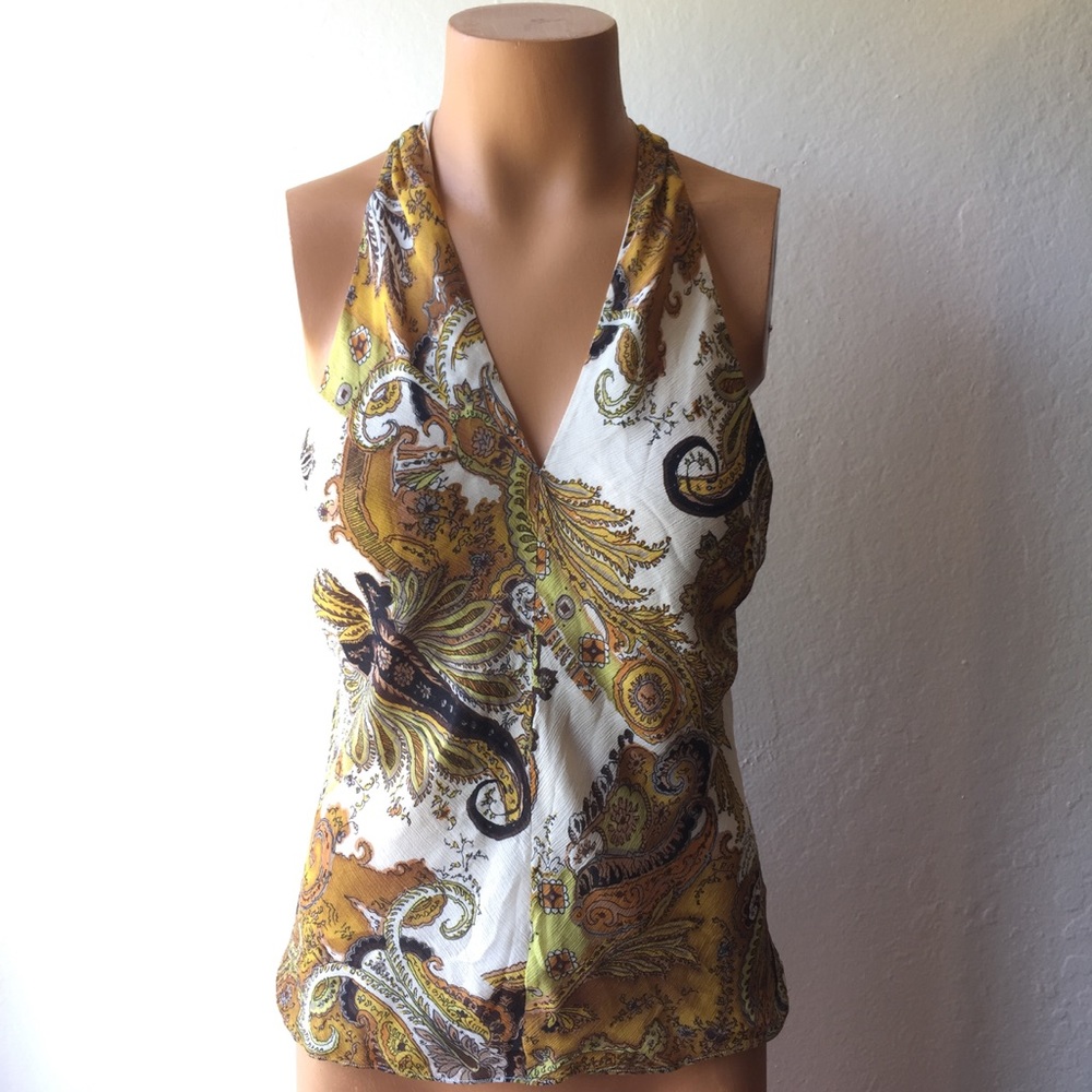Pure Silk Paisley Top